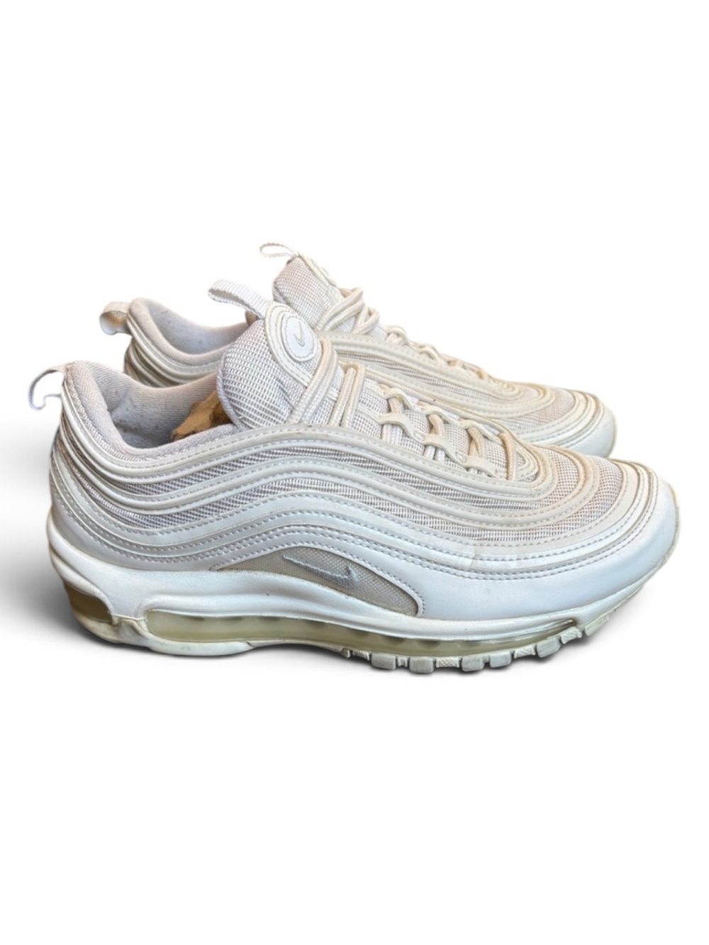 Nike Air Max 97 Sneakers Women’s 8.5 White/Metallic